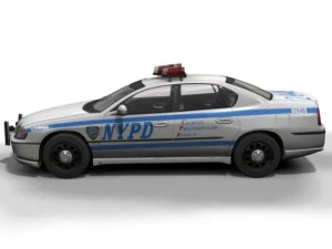 nypd chevrolet impala 3D Model