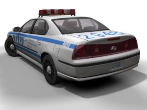 nypd chevrolet impala 3D Model