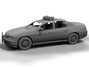 nypd chevrolet impala 3D Model