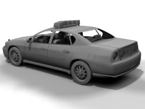 nypd chevrolet impala 3D Model