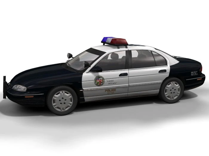 lapd chevrolet lumina 3D Model .c4d .max .obj .3ds .fbx .stl .blend 