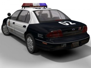 lapd chevrolet lumina 3D मॉडल