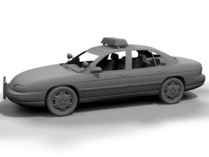 lapd chevrolet lumina 3D मॉडल