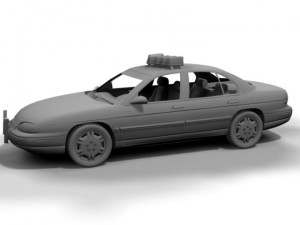 nypd chevrolet lumina 3Dモデル