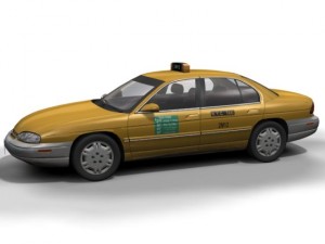 ny taxi chevrolet lumina 3D Model