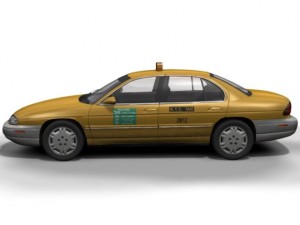 ny taxi chevrolet lumina 3Dモデル