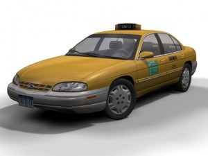 ny taxi chevrolet lumina 3Dモデル