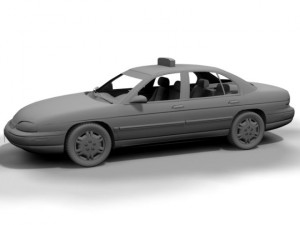 ny taxi chevrolet lumina 3Dモデル