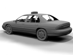 ny taxi chevrolet lumina 3Dモデル