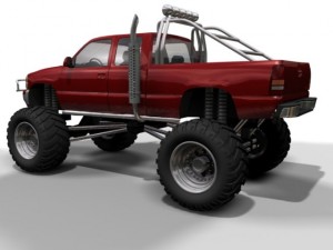 gmc sierra bigfoot Model 3D