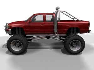 gmc sierra bigfoot Model 3D