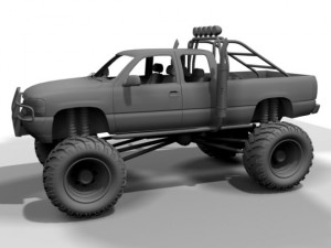 gmc sierra bigfoot Model 3D