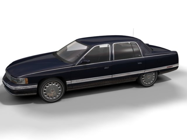 cadillac deville 3D Модель .c4d .max .obj .3ds .fbx .stl .blend 