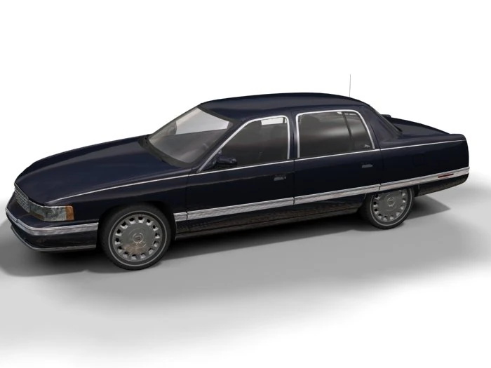 cadillac deville 3D Model .c4d .max .obj .3ds .fbx .stl .blend
