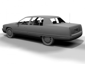 cadillac deville 3D Модель
