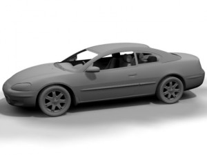 chrysler sebring coupe 3Dモデル