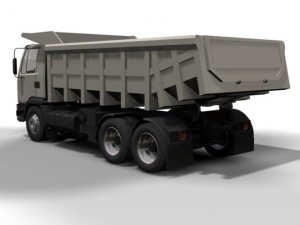 daf dump truck 3D 模型