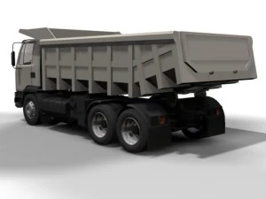 daf dump truck 3D Model