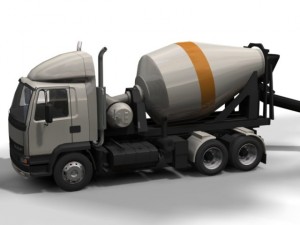 daf cement mixer Modèle 3D