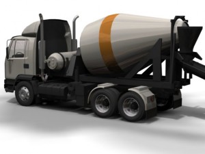 daf cement mixer Modelo 3D
