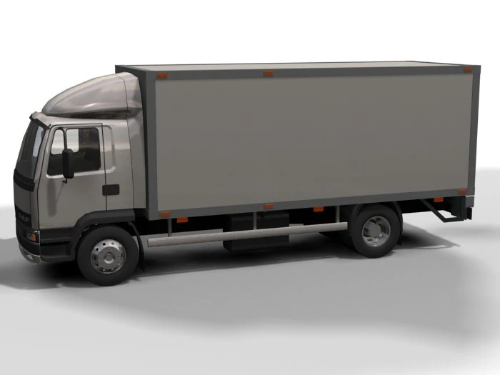 daf truck 3D Model .c4d .max .obj .3ds .fbx .stl .blend 