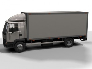 daf truck Modèle 3D