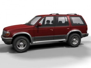 2001 ford explorer 3D Model