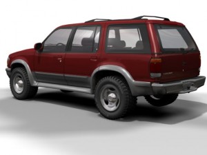 2001 ford explorer 3D-Modell