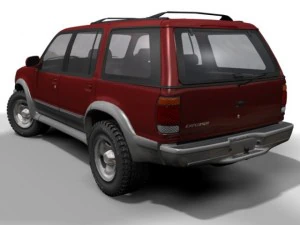 2001 ford explorer 3D Model