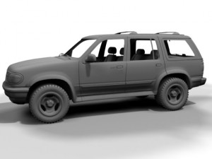 2001 ford explorer 3D-Modell