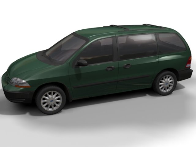 1995 ford windstar 3D Model .c4d .max .obj .3ds .fbx .stl .blend 