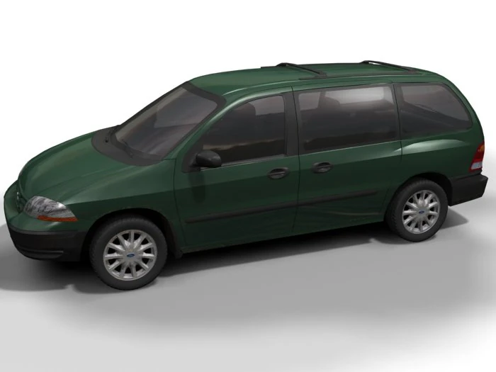 1995 ford windstar 3D Model .c4d .max .obj .3ds .fbx .stl .blend