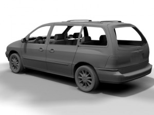 1995 ford windstar 3D Model