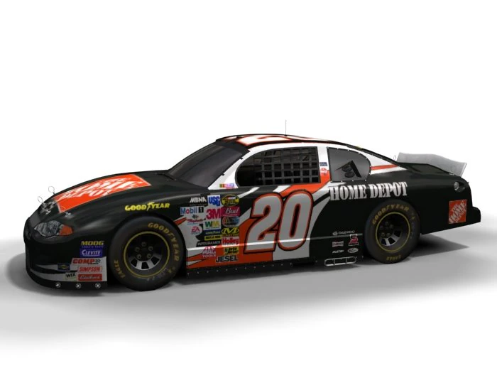 nascar chevy 20 3D Model .c4d .max .obj .3ds .fbx .stl .blend 