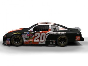 nascar chevy 20 Modelo 3D