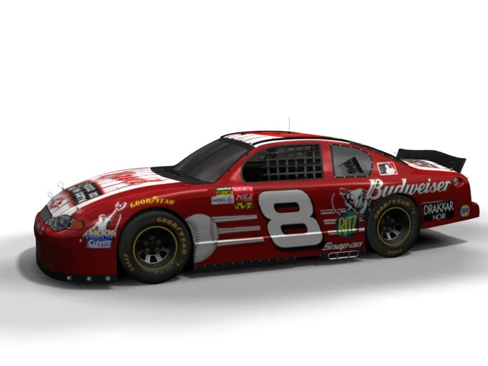 nascar chevy 8 3D Model .c4d .max .obj .3ds .fbx .stl .blend