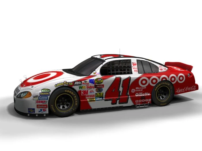 nascar dodge 41 3D Model .c4d .max .obj .3ds .fbx .stl .blend 