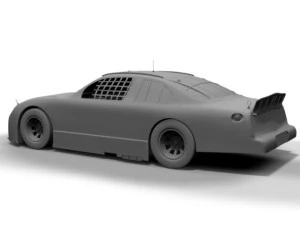 nascar dodge 41 3D Model