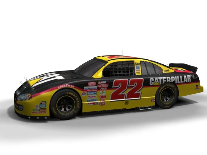 nascar dodge 22 3D Model .c4d .max .obj .3ds .fbx .stl .blend 