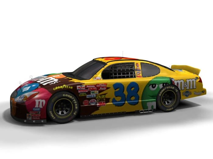 nascar ford 38 3D Model .c4d .max .obj .3ds .fbx .stl .blend