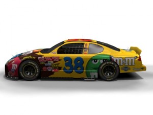 nascar ford 38 Modello 3D
