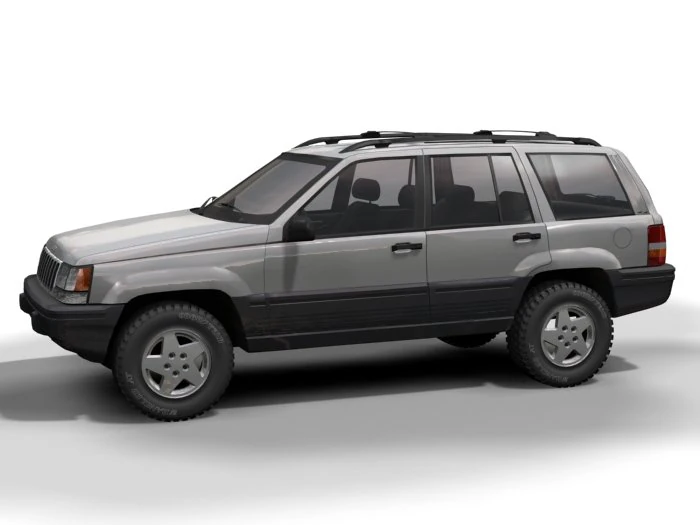 1994 jeep grand cherokee 3D Model .c4d .max .obj .3ds .fbx .stl .blend 