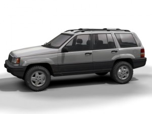 1994 jeep grand cherokee 3D Model