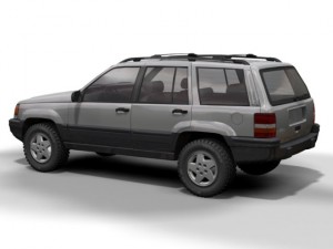 1994 jeep grand cherokee 3D Model