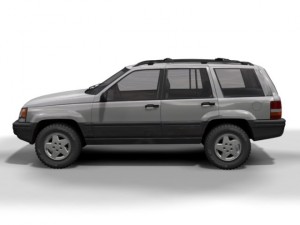 1994 jeep grand cherokee 3D Model