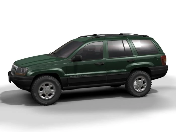 1999 jeep grand cherokee 3D Model .c4d .max .obj .3ds .fbx .stl .blend