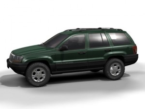 1999 jeep grand cherokee 3D Model
