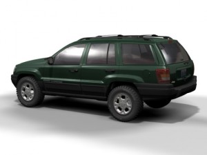 1999 jeep grand cherokee Model 3D