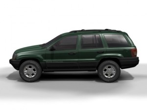 1999 jeep grand cherokee Model 3D