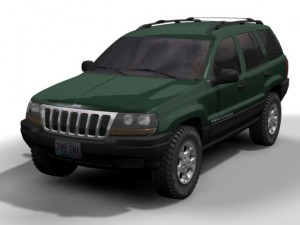 1999 jeep grand cherokee Model 3D